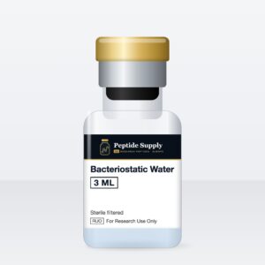 Bacteriostatic Water 3 ml research peptide vial – Peptide Supply EU