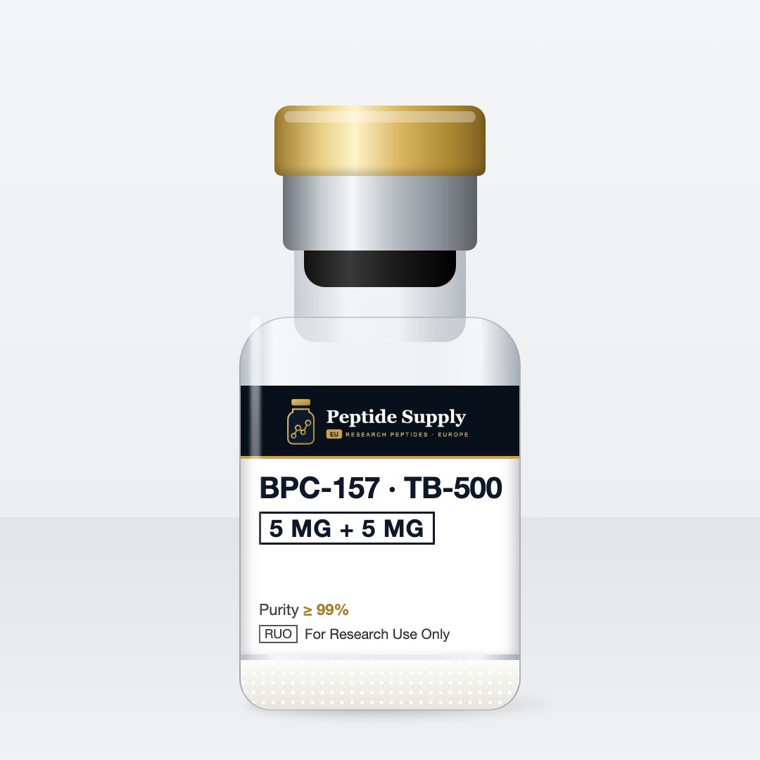 BPC-157 · TB-500 (5 mg + 5 mg) (Blend) research peptide vial – Peptide Supply EU