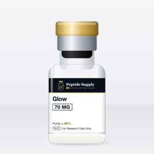 Glow research peptide vial – Peptide Supply EU