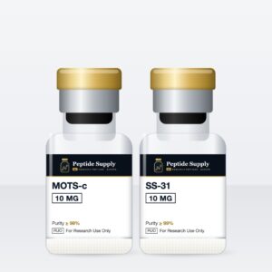 MOTS-c 10 mg + SS-31 10 mg Bundle research peptide vial – Peptide Supply EU