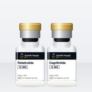 Retatrutide 10 mg + Cagrilintide 10 mg Bundle research peptide vial – Peptide Supply EU