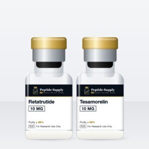 Retatrutide 10 mg + Tesamorelin 10 mg Bundle research peptide vial – Peptide Supply EU
