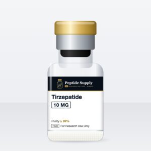 Tirzepatide 10 mg research peptide vial – Peptide Supply EU